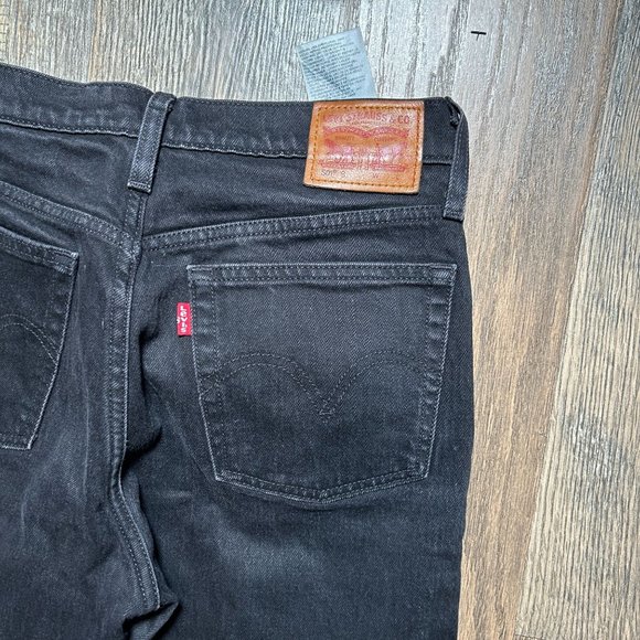 Levi's 501 Black Button Fly Jeans Size W27 L30 - Picture 4 of 4
